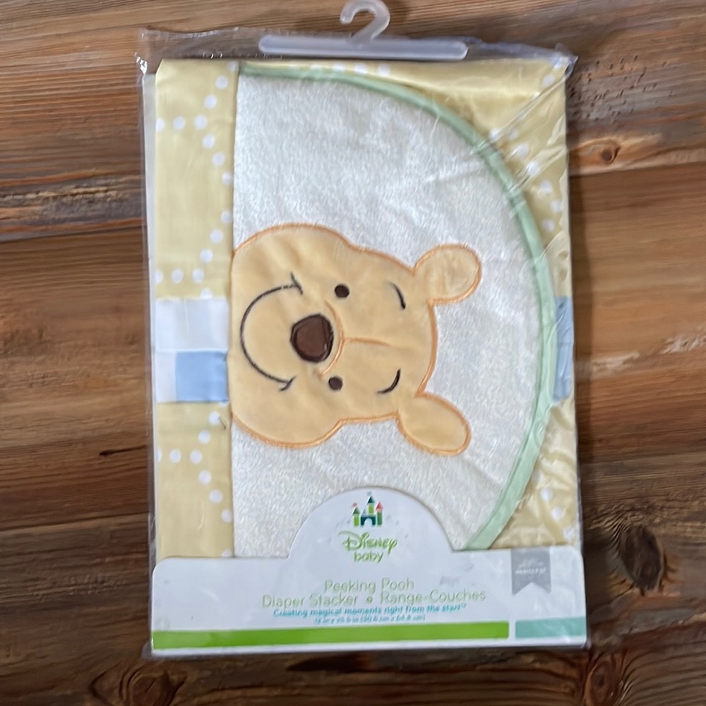 Disney Winnie the Pooh Peeking Pooh diaper stacker NEW